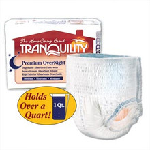 PRINCIPLE BUSINESS TRANQUILITY PREMIUM OVERNIGHT DISPOSABLE ABSORBENT UNDERWEAR