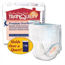 PRINCIPLE BUSINESS TRANQUILITY PREMIUM OVERNIGHT DISPOSABLE ABSORBENT UNDERWEAR