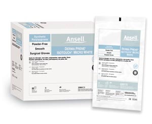 ANSELL GAMMEX NON-LATEX PI MICRO WHITE SURGICAL GLOVES