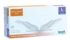 ANSELL MICRO-TOUCH STYLE 42 ELITE POWDER-FREE SYNTHETIC MEDICAL EXAM GLOVES