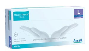 ANSELL MICRO-TOUCH NITRILE POWDER-FREE SYNTHETIC MEDICAL EXAMINATION GLOVES