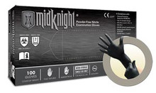 ANSELL MICROFLEX MIDKNIGHT POWDER-FREE NITRILE EXAM GLOVES