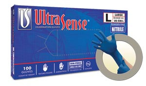 ANSELL MICROFLEX ULTRASENSE POWDER-FREE NITRILE EXAM GLOVES