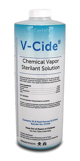 CERTOL V-CIDE CHEMICAL VAPOR STERILANT SOLUTION
