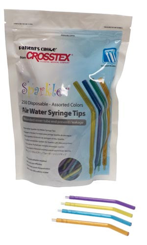 CROSSTEX SPARKLE DISPOSABLE AIR WATER SYRINGE TIPS