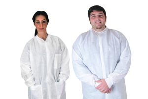 DUKAL ANTISTATIC POCKET LAB COATS