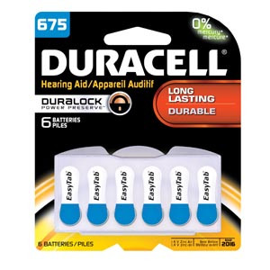 DURACELL HEARING AID BATTERY