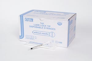 EXEL SYRINGE ONLY - STERILE