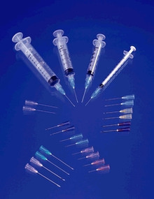 EXEL LUER LOCK SYRINGE WITH NEEDLE