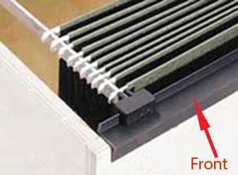 Plastic File Hang Rails For Wooden Drawer Front Back Walls