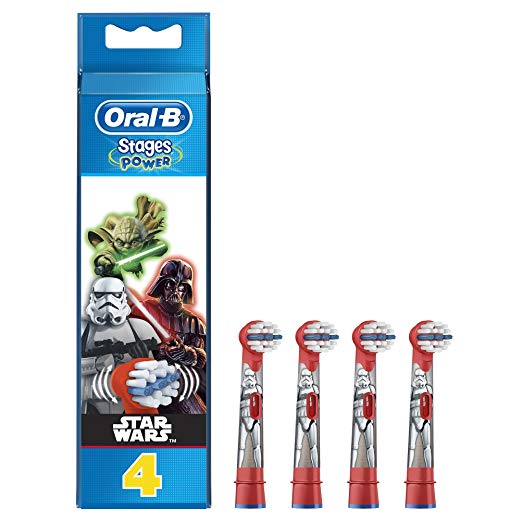 Đầu bàn chải đánh răng điện trẻ em Oral-B Stages Power Electric Toothbrush Featuring Star Wars Characters
