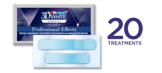 Miếng dán trắng răng Crest 3D White với 20 lần dùng