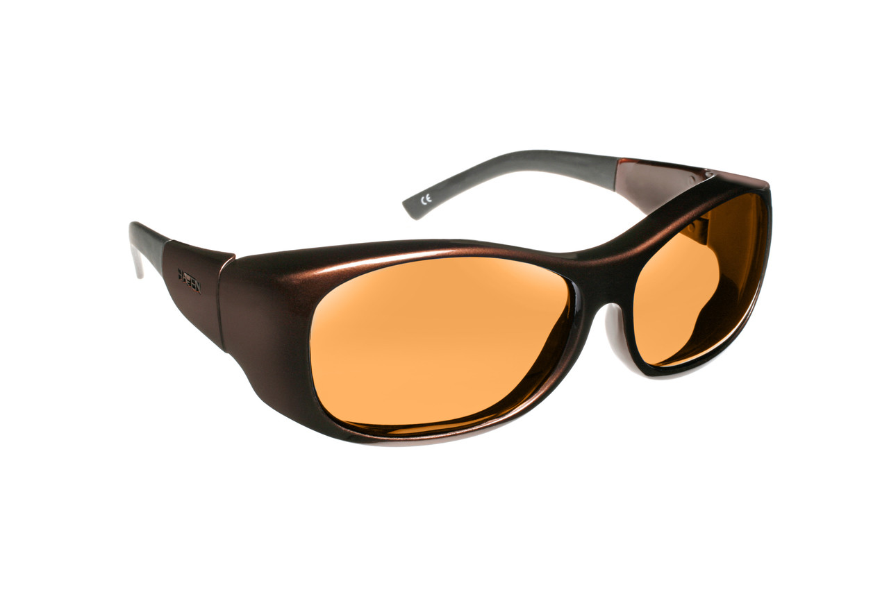 Haven Designer Fitover Sunglasses Sunset in Mocha & Polarized Amber ...