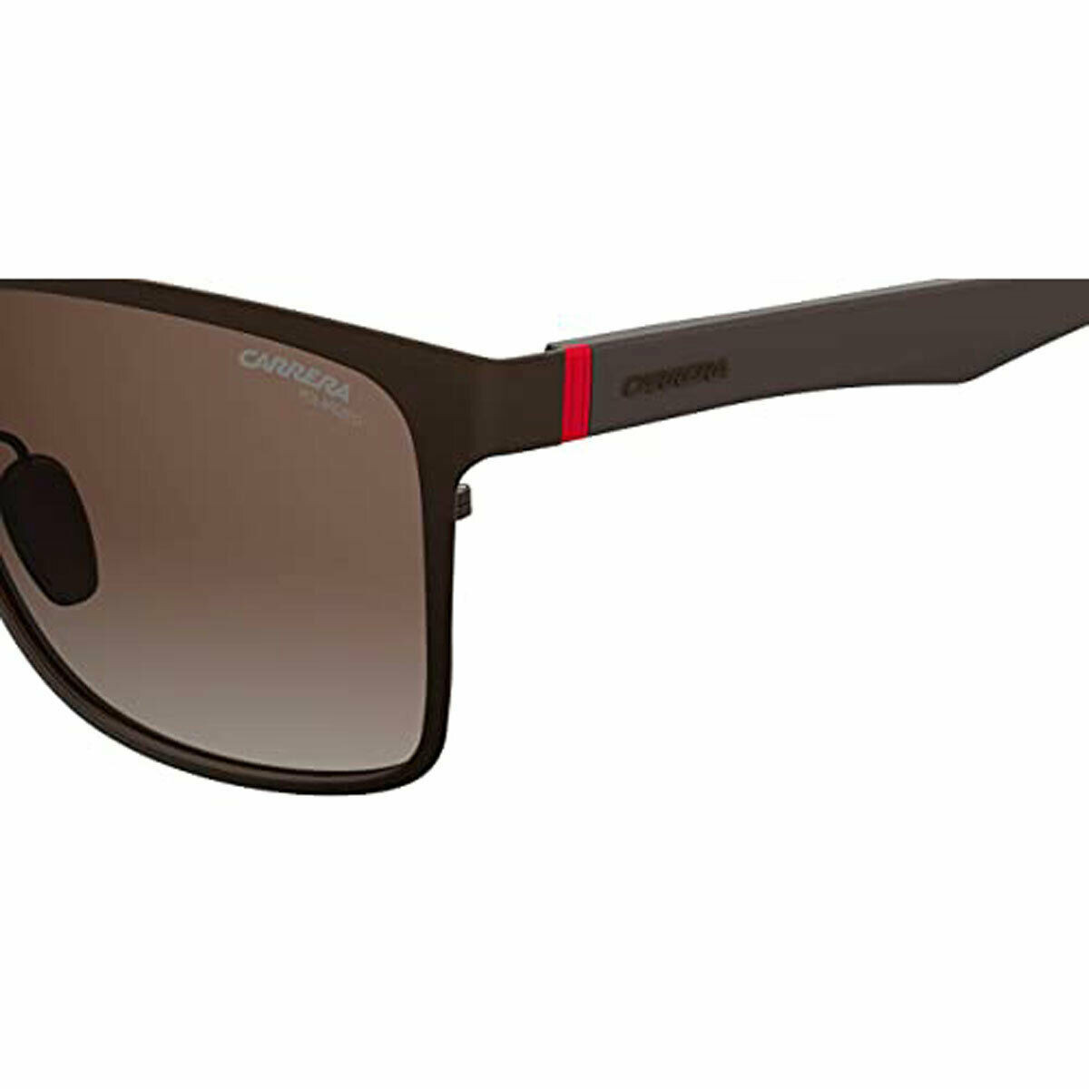 Carrera CA8026/S Polarized Sunglasses Unisex Square in Matte Brown
