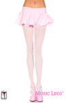 Music Legs 70 Denier Opaque Tights Baby Pink One Size