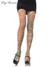 Leg Avenue Opaque Tattoo Print Tight One Size