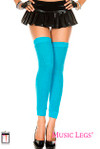 Music Legs Acrylic Leg Warmer Turquoise One Size