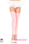 Music legs Acrylic Leg Warmer Baby Pink One Size