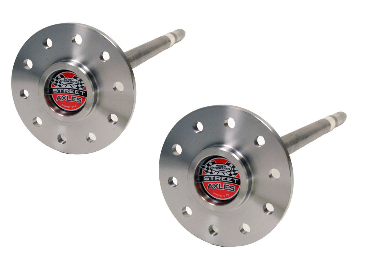 1957-1958 Chevy Belair 17 spline Moser Axle Shafts (Pair) - Ron's