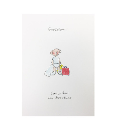 grandbabies find way to your heart new baby card