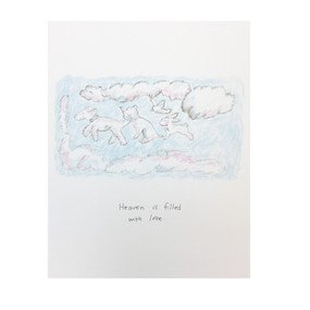 heaven is filled with love pet sympathy card