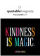 kindness is magic magnet