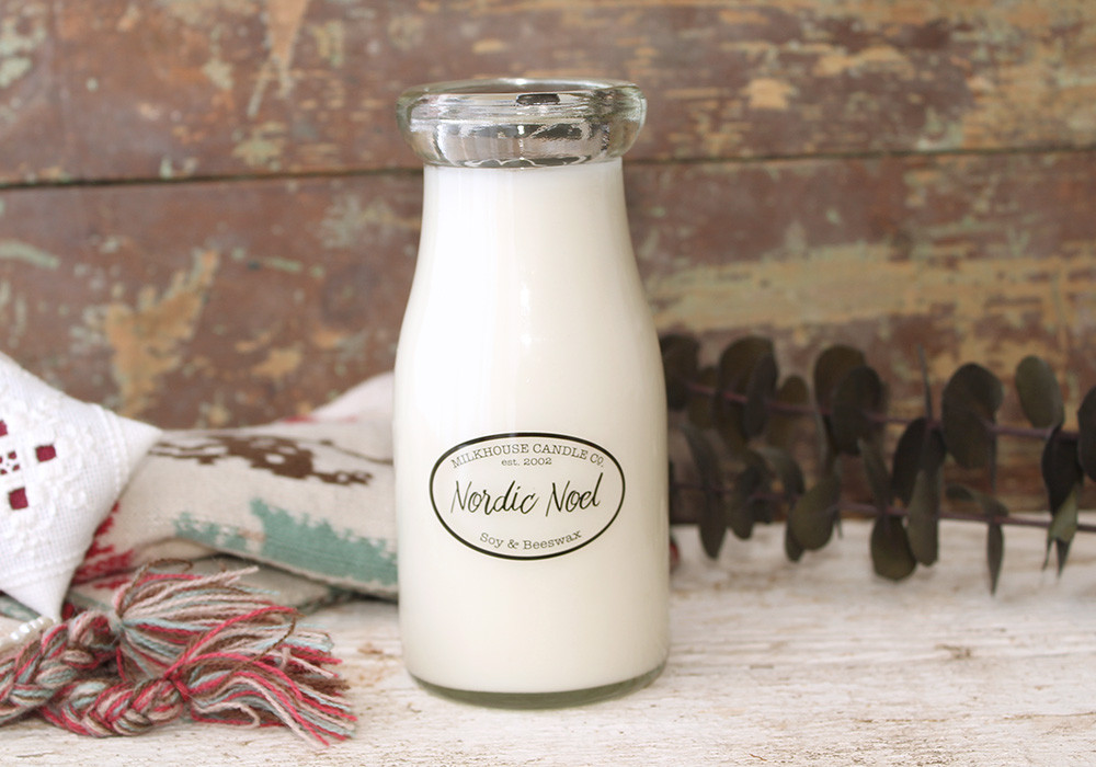 Pure Vanilla Milkbottle Candle by Milkhouse Creamery