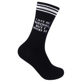 I may be wrong mens socks