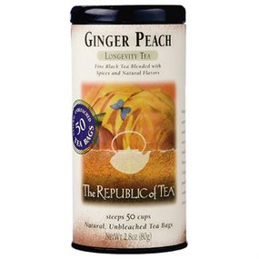 ginger peach tea 