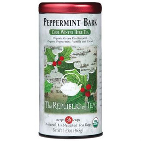 organic peppermint bark herb tea