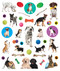 eyelike stickers: puppies, inside