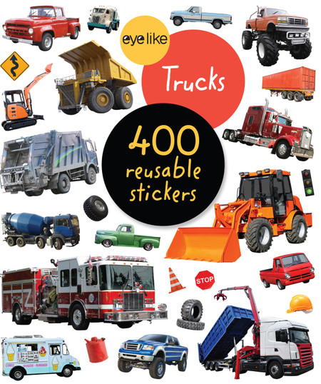 eyelike stickers: trucks, front cover