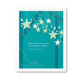 dance till the stars come down birthday card