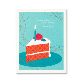 a party without a cake birthday card