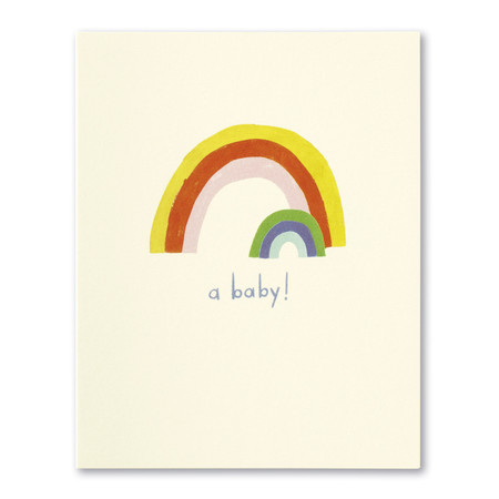 a baby! new baby card