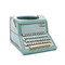 Typewriter planter, retro, measures approx. 5″ (H) x 6.5″ (W) x 7.5 (D), plug in bottom, hand-painted & handmade