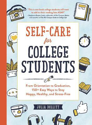 College guide, self card, 150 Ways to Stay Happy, Healthy, and Stress-Free,  advice, hardcover, Page Count: 224, Dimensions: 7.6 x 5.6 x 0.8 inches