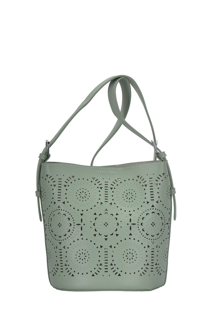 patterned shoulder bag