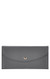 charcoal wallet, credit cards, cash, compartments, slots, sleek, front 