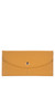 mustard, wallet, credit cards, cash, compartments, slots, sleek, front 