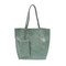 seafoam, tote, handbag, purse, 13″ (height) x 11″ (width from seam to seam) x 5.5″ (depth), coin purse, vegan leather