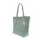 seafoam, tote, handbag, purse, 13″ (height) x 11″ (width from seam to seam) x 5.5″ (depth), coin purse, vegan leather