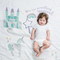 baby blanket, 100% cotton, breathable muslin, prewashed, photos