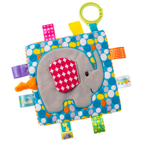 taggies, elephant, soother, activity toy,  6.5″ x 6.5″  