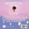 Imagination Like Mine, book, children, self-expression, confidence, paperback, Age Range: 4 - 8 Years, back cover