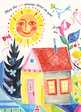 may the sun always shine on you new home card