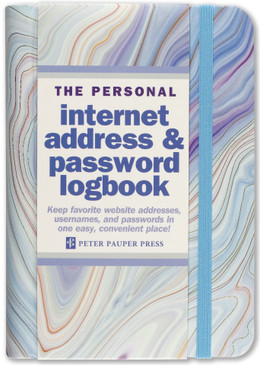 blue agate internet address/password book