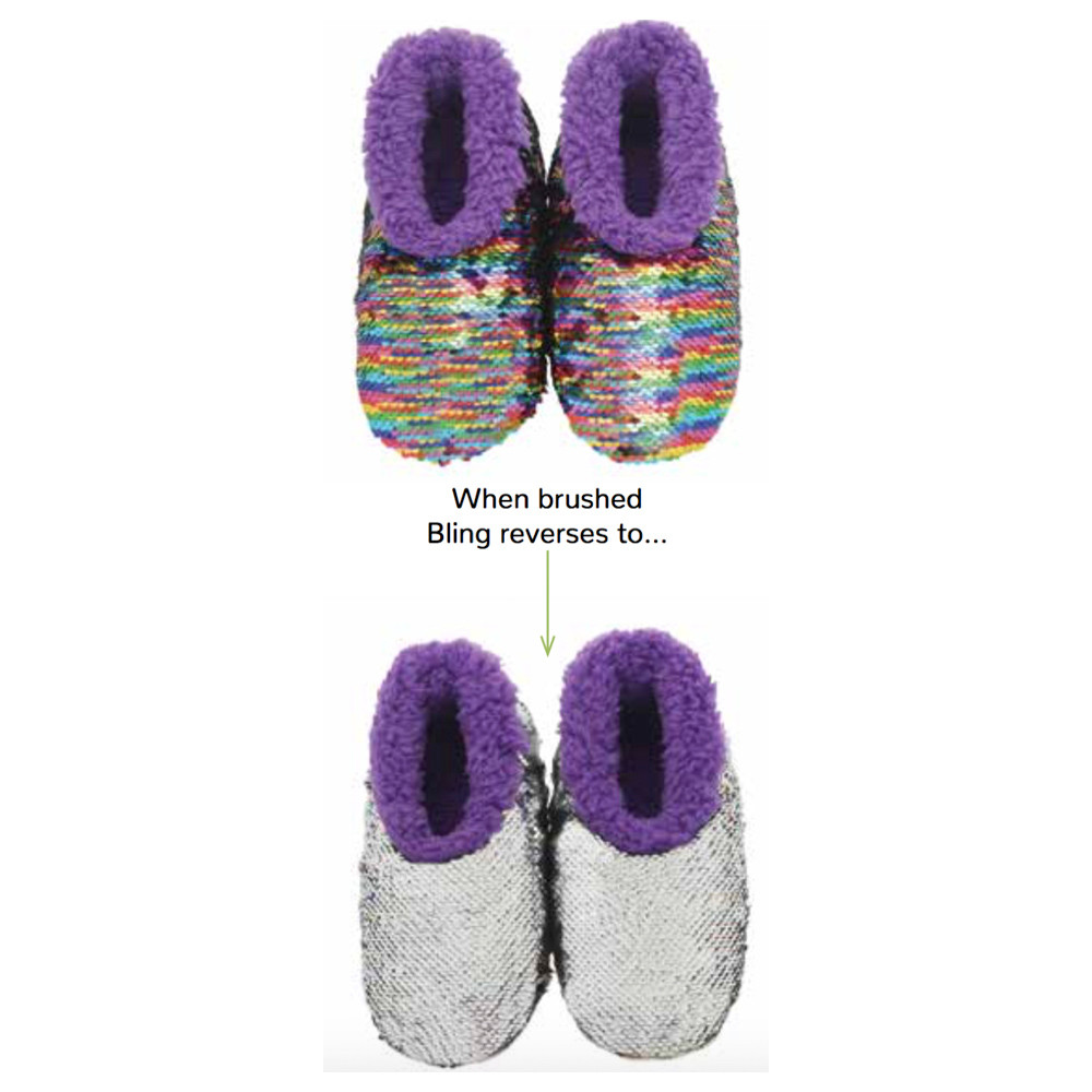 kids sequin slippers