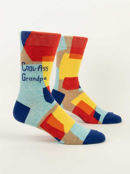 cool-ass grandpa mens socks