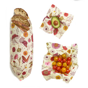 bees wrap meadow magic, plant based, reusable